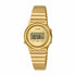 Casio LA700WEG-9AEF Vintage Mini Watch - Gold Dial, Gold Stainless Steel Mesh Band