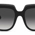 Dolce & Gabbana DG4414 501/8G Occhiali da sole da donna - Nero su montatura trasparente, lenti sfumate grigie