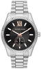 Michael Kors MK9053 Men's Everest Chronograph Black-Tone Stainless Steel and Leather Watch