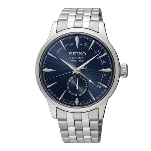 Seiko Presage SSA347J1 Men's Watch - Blue Dial, Stainless Steel Case and Bracelet