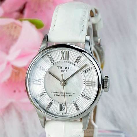 TISSOTTissot Chemin des Tourelles Powermatic 80 Lady Watch - Mother - of - Pearl Dial, Stainless Steel BraceletWATCHESEcecile
