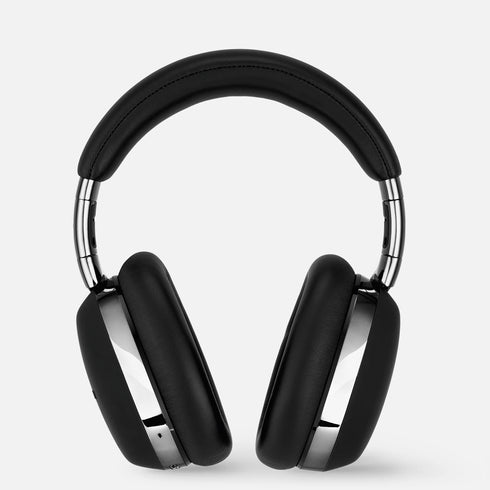 Montblanc MB 01 Over-Ear Wireless Headphones - Black Leather, Active Noise Cancellation