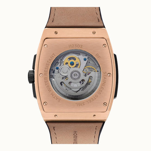 Ingersoll I12303 Challenger Automatic - Quadrante scheletrato, oro rosa, 44,6 mm