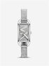 Michael Kors MK4841 Women's Mini Empire Pavé Silver-Tone Bangle Watch