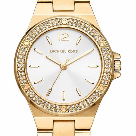 Michael Kors Mini Lennox MK7278 Women's Watch - Gold-Tone, Pavé Crystal Bezel