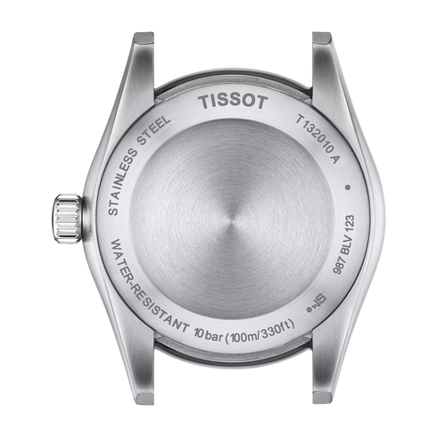 Reloj de cuarzo Tissot T-My Lady T1320101103100 para mujer - Acero inoxidable, esfera plateada