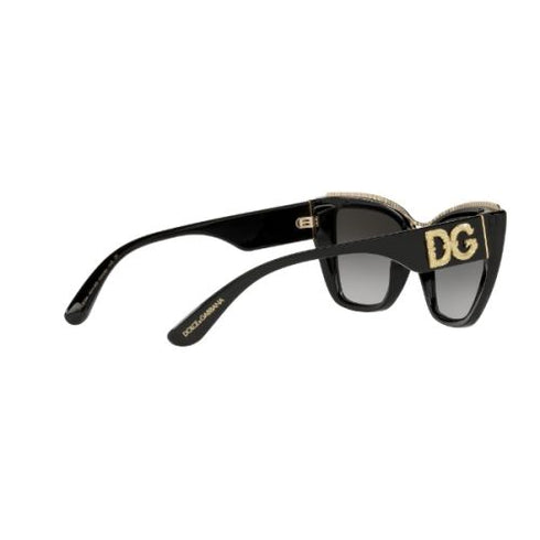 Dolce & Gabbana DG6144 501/8G Women's Sunglasses - Black Frame, Gray Gradient Lenses