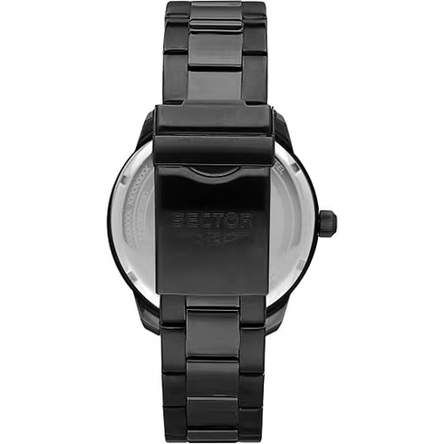 Sector Oversize R3253102027 Men's Watch - Black Steel, 46mm, Date Display