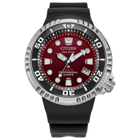 Citizen Promaster BN1024-01Z Men's Red Gradient Dial Diver Watch – Eco-Drive, 46mm, 300M WR