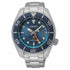 Seiko Prospex SFK001J1 Men's Solar GMT Diver's Watch - Blue Dial, Stainless Steel Bracelet