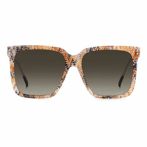 Missoni MIS 0107/S Occhiali da sole da donna - 57 mm, montatura beige con lenti marrone sfumato