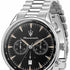 Orologio da uomo Maserati Tradizione Chronograph R8873646004 - Acciaio inossidabile, quadrante nero