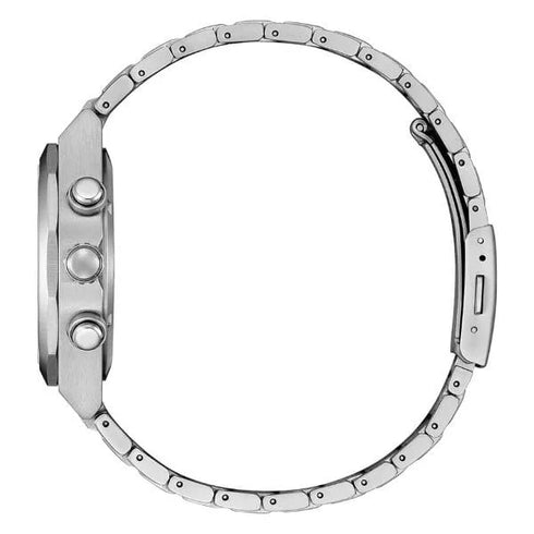 Citizen CA4690-51A Men's Super Titanium Chronograph Watch – White Dial, Sapphire Crystal