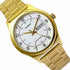 Casio MTP-V006G-7BUDF Herrenuhr - Weißes Zifferblatt, Goldfarbiges Edelstahlarmband