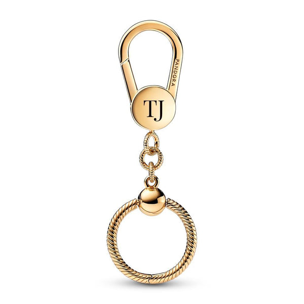 Pandora Moments Portafortuna Piccolo 362237C00 - Placcato oro 14k, chiusura incisibile