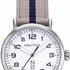 Nautica NAPWLF921 Unisex Quartz Watch - White Dial, Beige Textile Strap