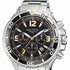 Nautica NAPNSS217 Men's Chronograph Watch - Black Dial, Stainless Steel Bracelet