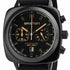 Briston Clubmaster Sport Chronograph 42mm Schwarzes Zifferblatt Schwarzes NATO-Armband Uhr 18142.PBAM.BS.4.NB