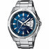 Casio Edifice EF-129D-2AVEF Men's Watch - Blue Dial, Stainless Steel Bracelet