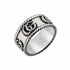 Gucci GG Marmont Sterling Silver 9mm Ring - Size 6