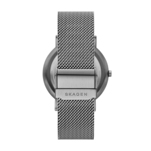 Skagen Denmark Signatur SKW6900 - Quadrante grigio, bracciale a maglie, quarzo 40 mm