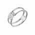 Gucci Interlocking G Sterling Silver 6mm Ring - Size 6