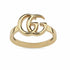 Gucci GG Running 18ct Gelbgold Dünner Ring - Größe 6