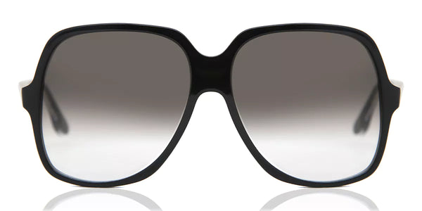 Victoria Beckham VB626S-001 Women's Sunglasses – Black Frame, Grey Gradient Lenses