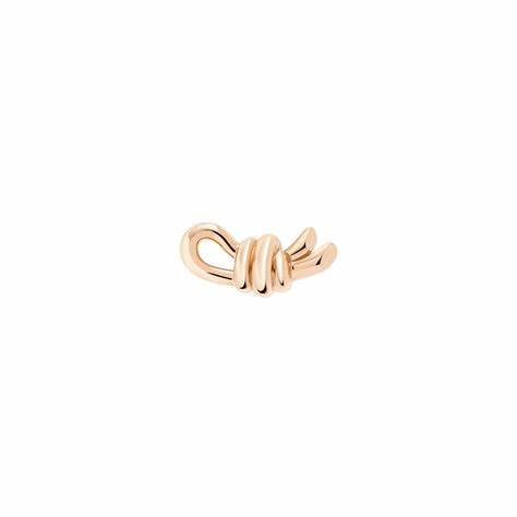 DoDo Nodo Right Stud Earring DHC3014RKNOT0009R – 9K Rose Gold, Single Earring