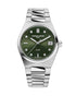 Frederique Constant Highlife Ladies Quartz FC-240GRD2NH6B - Acciaio inossidabile, quadrante verde con diamanti
