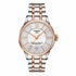 Tissot Chemin des Tourelles Powermatic 80 Helvetic Pride Lady Watch - Mother-of-Pearl Dial, Two-Tone Stainless Steel Bracelet