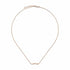 Gucci Link to Love 18ct Roségold Gravierte Bar Halskette - Modell YBB662108002