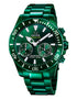 Jaguar J990/1 Men's Hybrid Connected Watch - Green Dial, Green Stainless Steel Bracelet