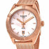 Orologio Tissot PR 100 Sport Chic Donna - Quadrante rosa madreperla, bracciale a maglie in PVD oro rosa