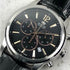 Jaguar J968/6 Men's Chronograph Watch - Black Dial, Black Leather Strap