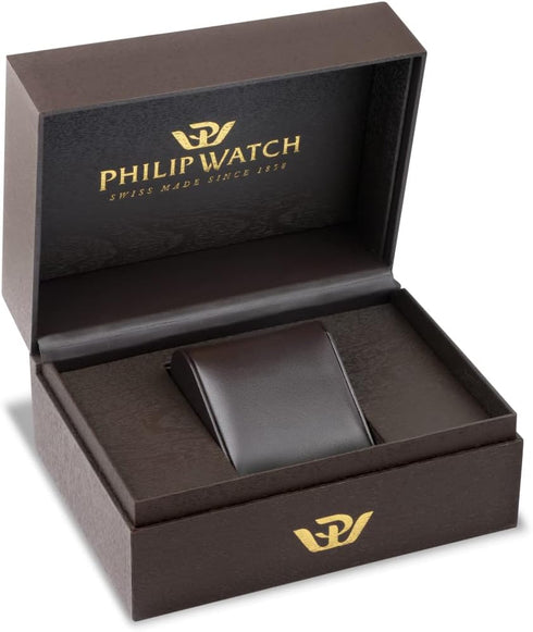 PHILIP WATCHPhilip Watch R8273618005 Amalfi Chronograph Men's Watch - 43mm, White Dial, Steel BraceletWATCHESEcecile