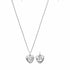 Gucci 'Blind For Love' Sterling Silver Heart Pendant Necklace - Model YBB45554200100U