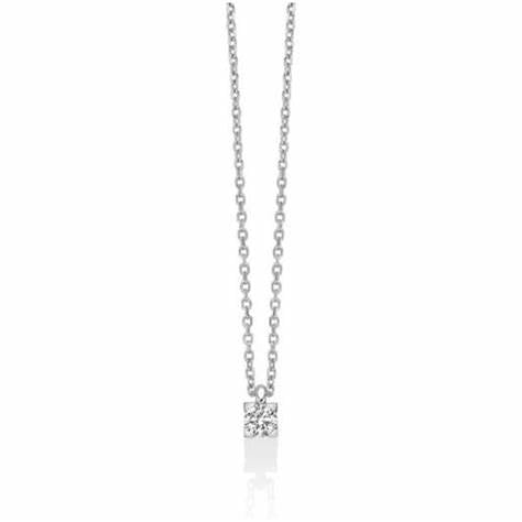 Collana Miluna CLD4512-010 - Oro bianco con diamanti