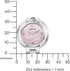Bulova 96L338 Women's Watch – Silver Steel, Pink MOP Dial, Sapphire Crystal