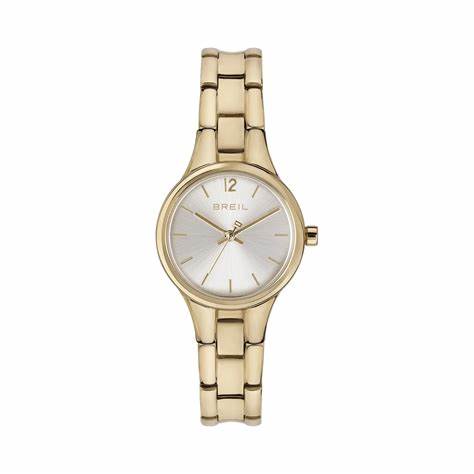 Breil B Reflex TW1992 Women's Quartz Watch - Silver Dial, Gold IP Stainless Steel Bracelet