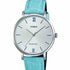 Orologio analogico Casio LTP-VT01L-7B3UDF Donna - Quadrante argento, cinturino in pelle blu