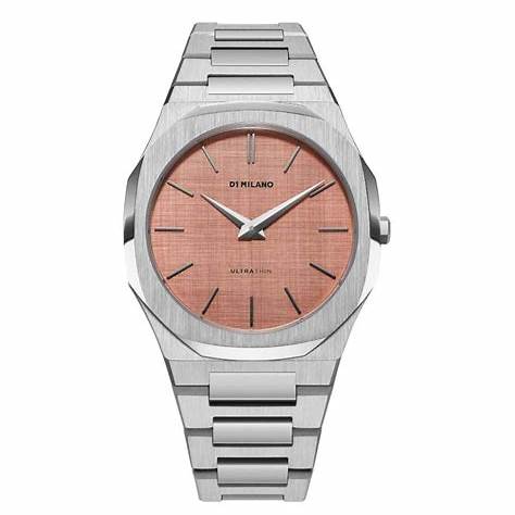 D1 MILANOD1 Milano UTBJ26 Ultra Thin Watch – Salmon Dial, 40mm, Stainless SteelWATCHESEcecile