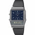 Casio Vintage AQ-800EB-2AEF Unisex Analogue-Digital Watch – Blue Dial, Black Stainless Steel Band