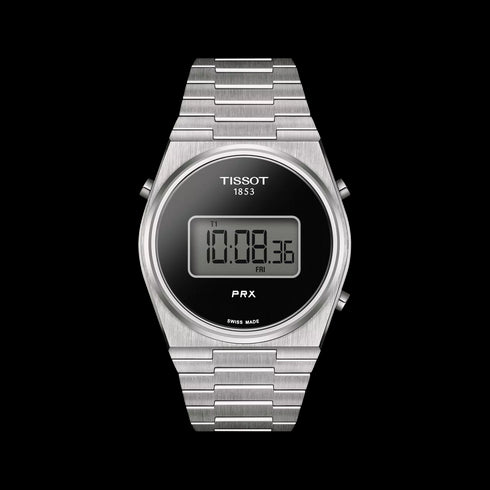 Tissot PRX Digital T1374631105000 Orologio da uomo - Acciaio inossidabile 40 mm, quadrante nero