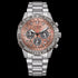 Citizen Promaster CA4664-60X Men's Salmon Dial Chronograph Watch – 40mm, Eco-Drive, 200M WR