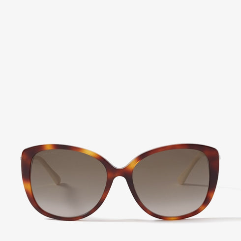 Jimmy Choo ALY/F/S Women's Sunglasses - 57mm, Brown Frame with Gray Lenses