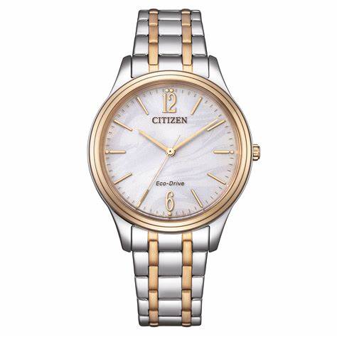 Citizen EM0416-78A Eco-Drive Women's Watch - Two-Tone Stainless Steel