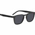 Hugo HG 1306/S KB7/IR Men's Transparent Grey Rectangular Sunglasses - Grey Lenses