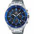 Reloj Cronógrafo para Hombre Casio Edifice EFR-552D-1A2VUEF – Esfera Negra con Detalles Azules, Pulsera de Acero Inoxidable