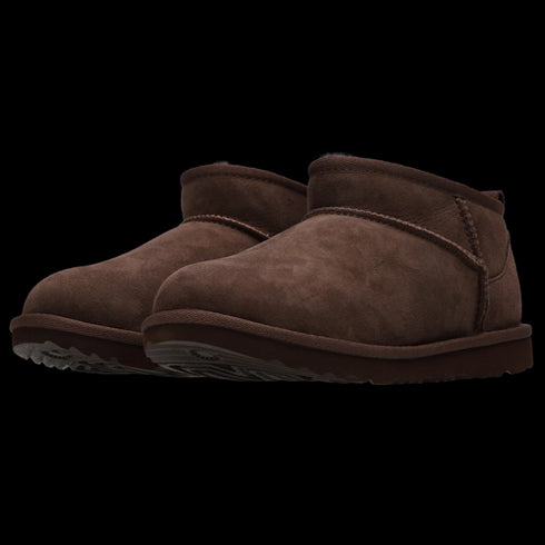 UGG Classic Ultra Mini Marron foncé Femme